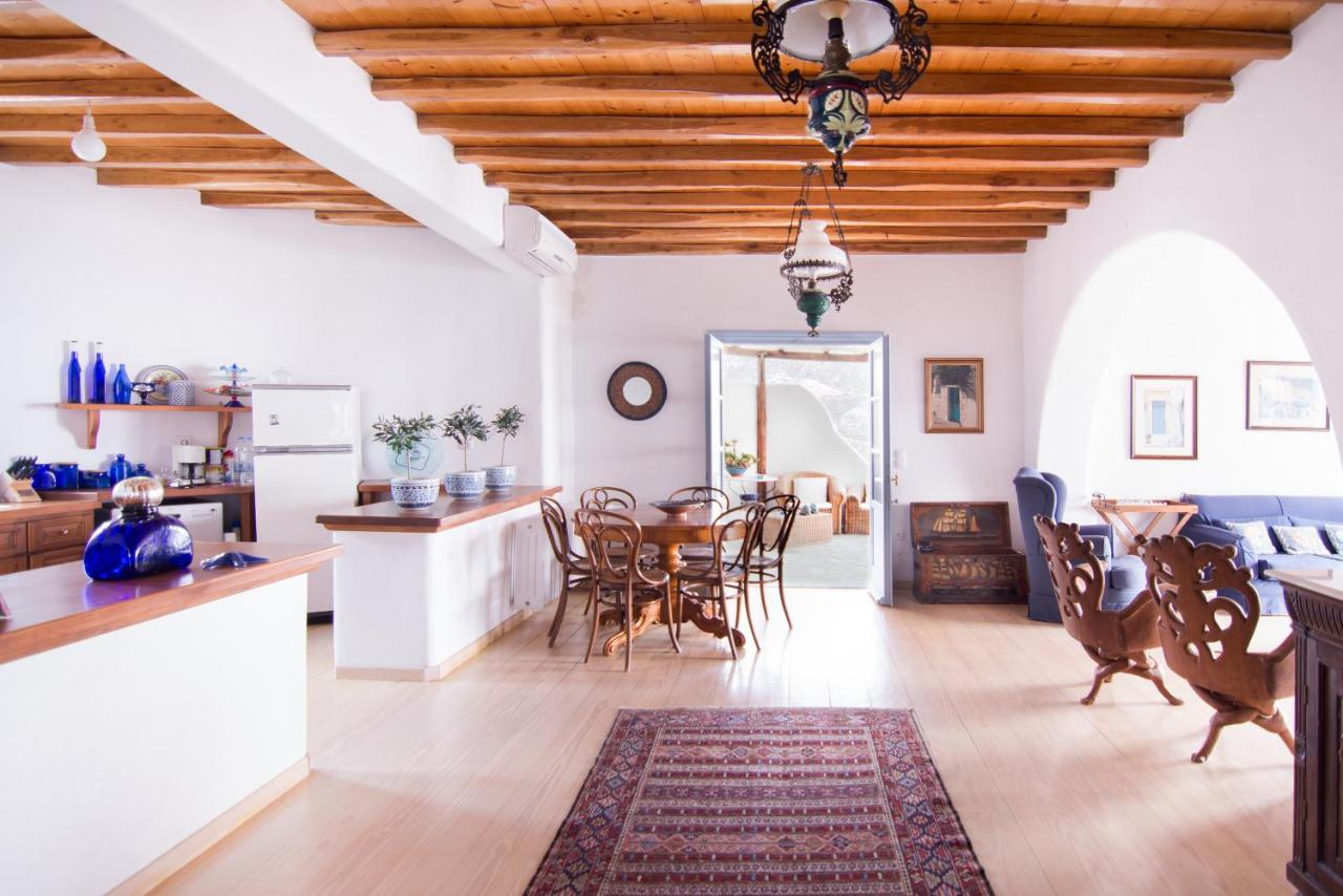 Anerousses Mykonian Traditional Houses Houlakia  Luaran gambar